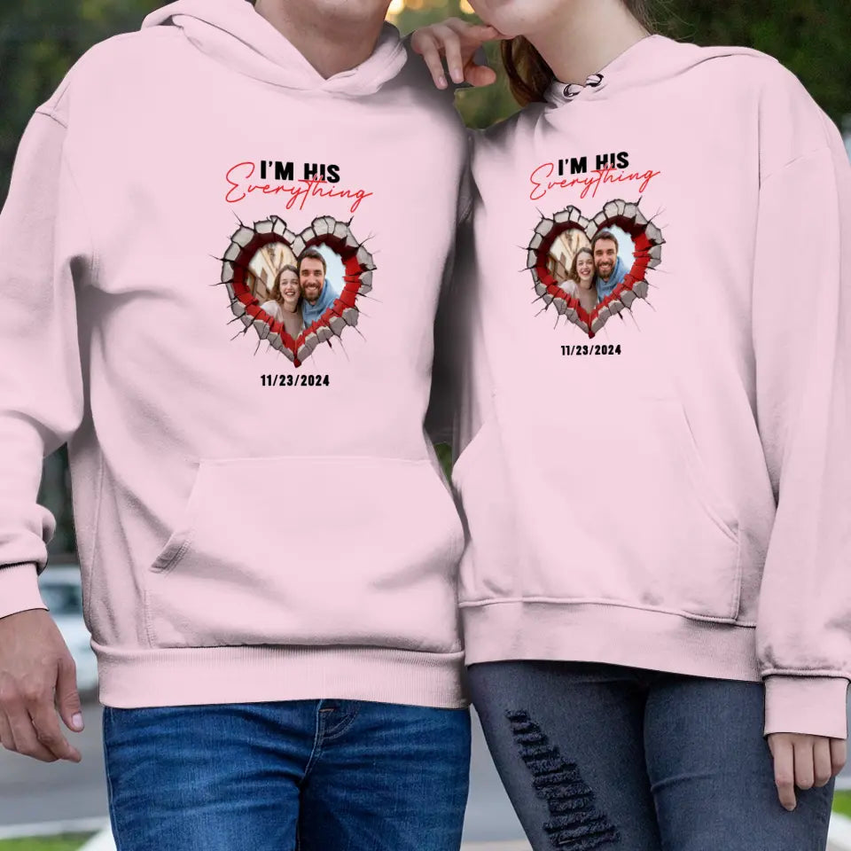 I Finally Have Everything I Want - Custom Photo - Personalized Gifts for Couples - Hoodie