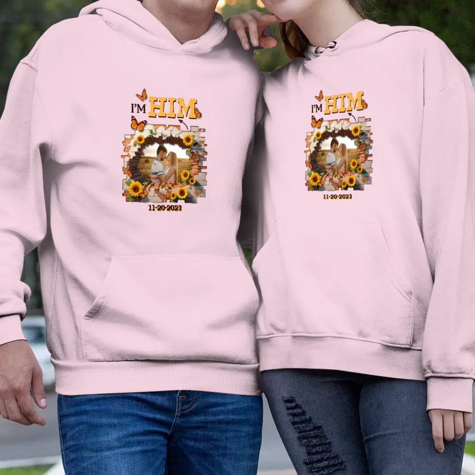 Still In Love With Him - Custom Photo - Personalized Gifts for Couples - Hoodie