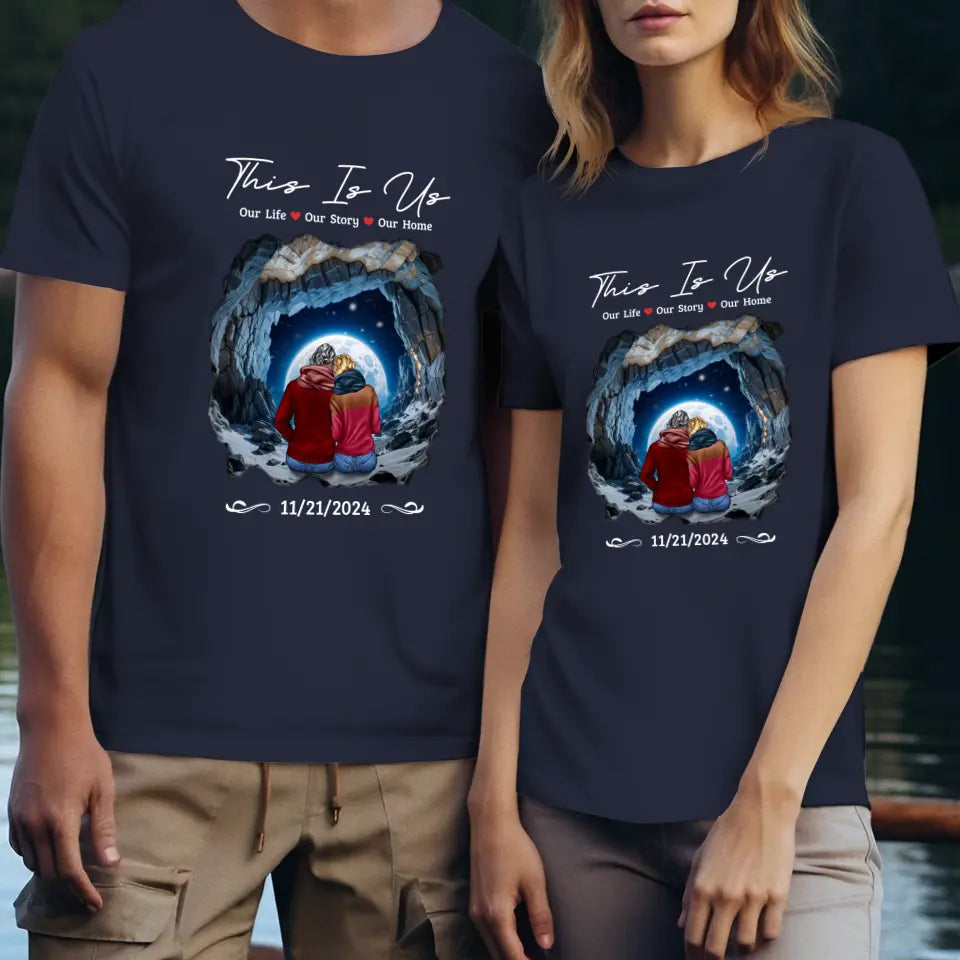 This Is Us - Custom Year - Personalized Gifts For Couple - T-Shirt