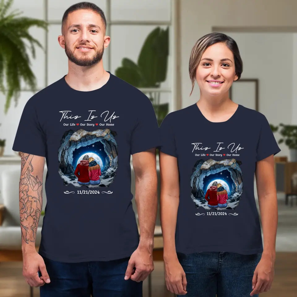 This Is Us - Custom Year - Personalized Gifts For Couple - T-Shirt