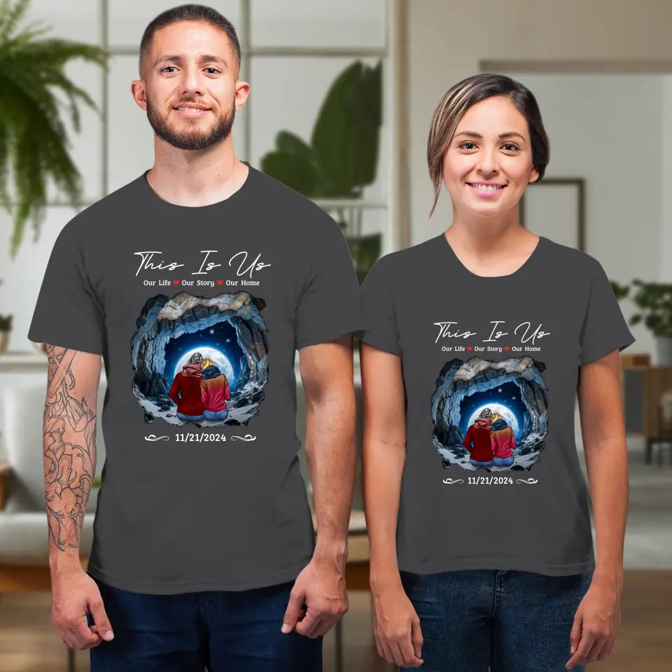 This Is Us - Custom Year - Personalized Gifts For Couple - T-Shirt