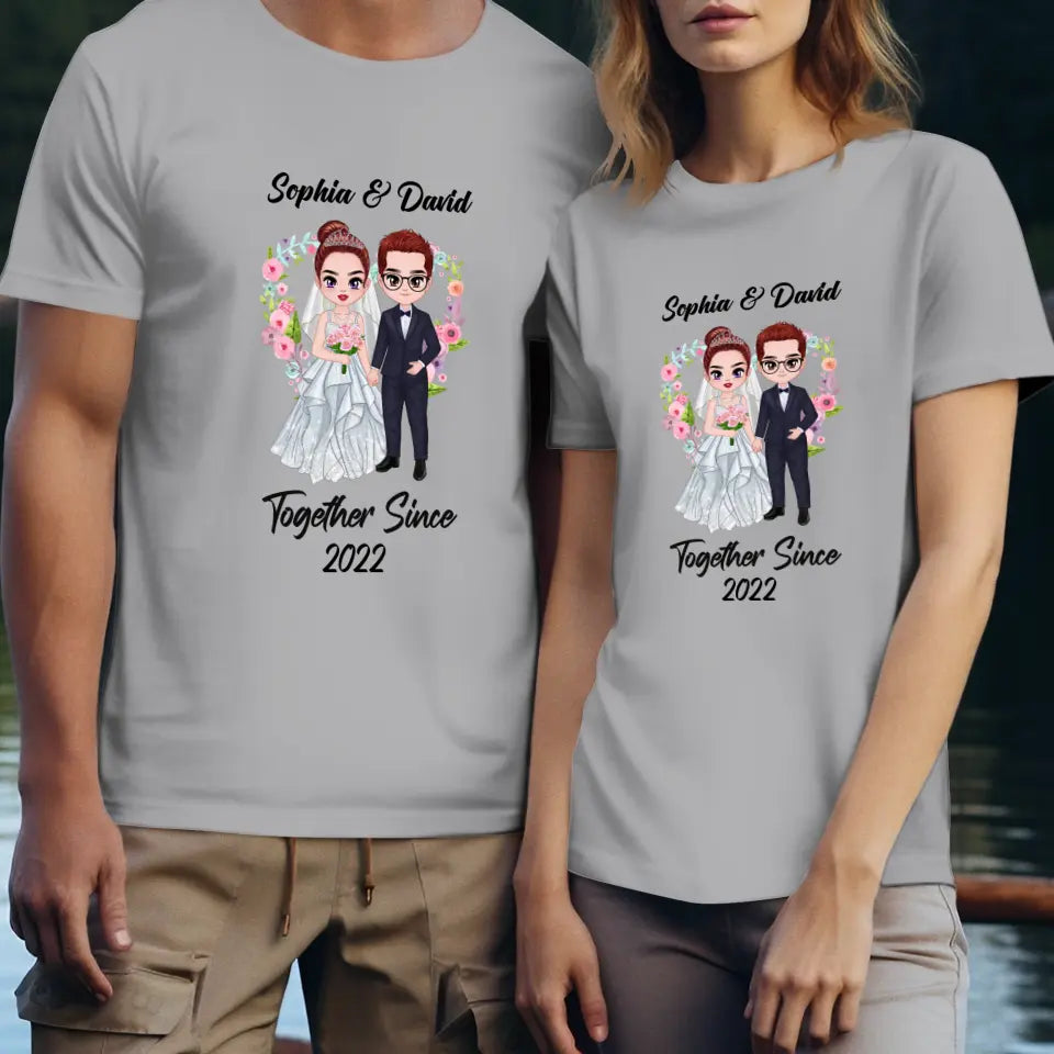 Together Since - Personalized Gifts For Couples - Unisex T-shirt