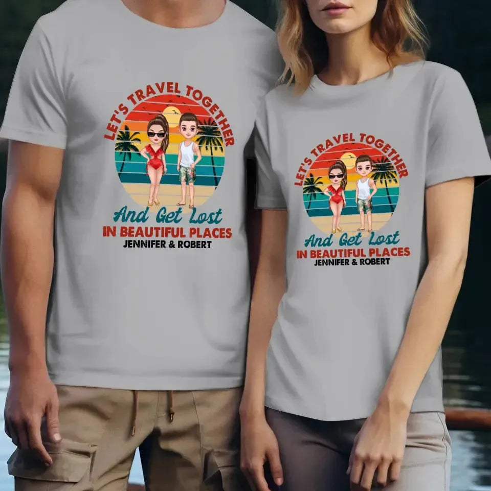 You Are My Home & My Adventure - Personalized Gifts For Couples - Unisex T-shirt