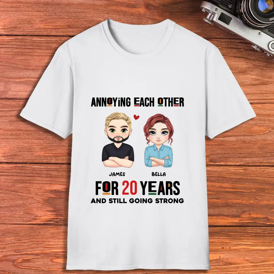 Annoying Each Other - Personalized Gifts for Couples - Unisex T-Shirt