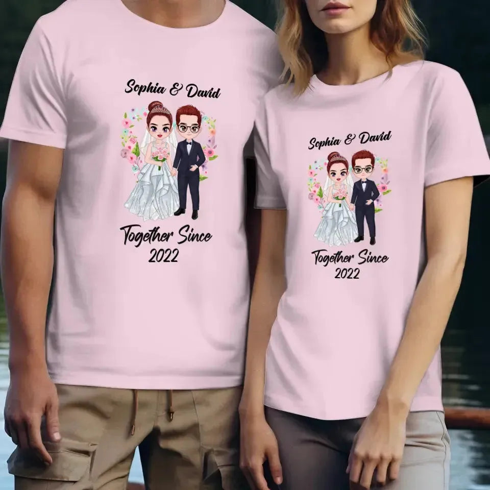 Together Since - Personalized Gifts For Couples - Unisex T-shirt