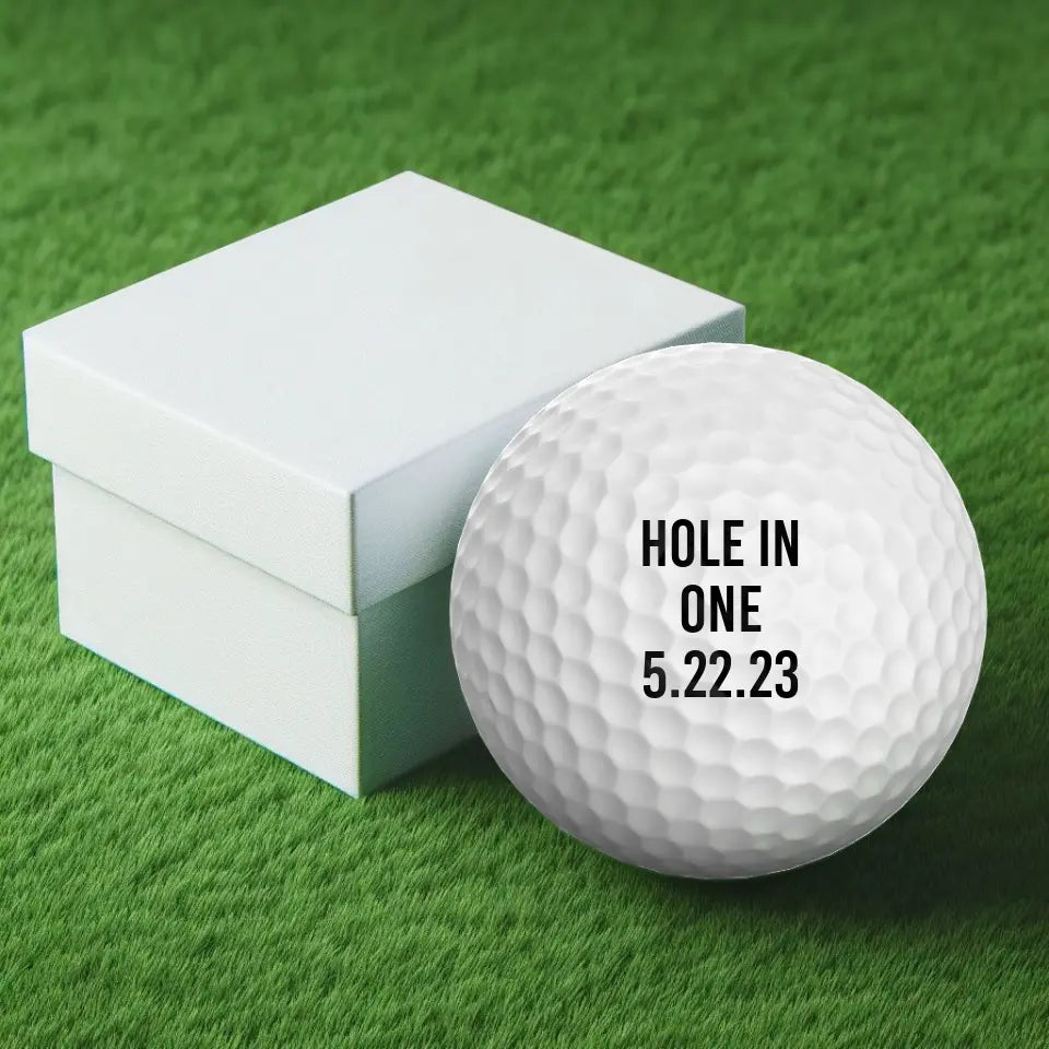 Custom Golf Balls with Text