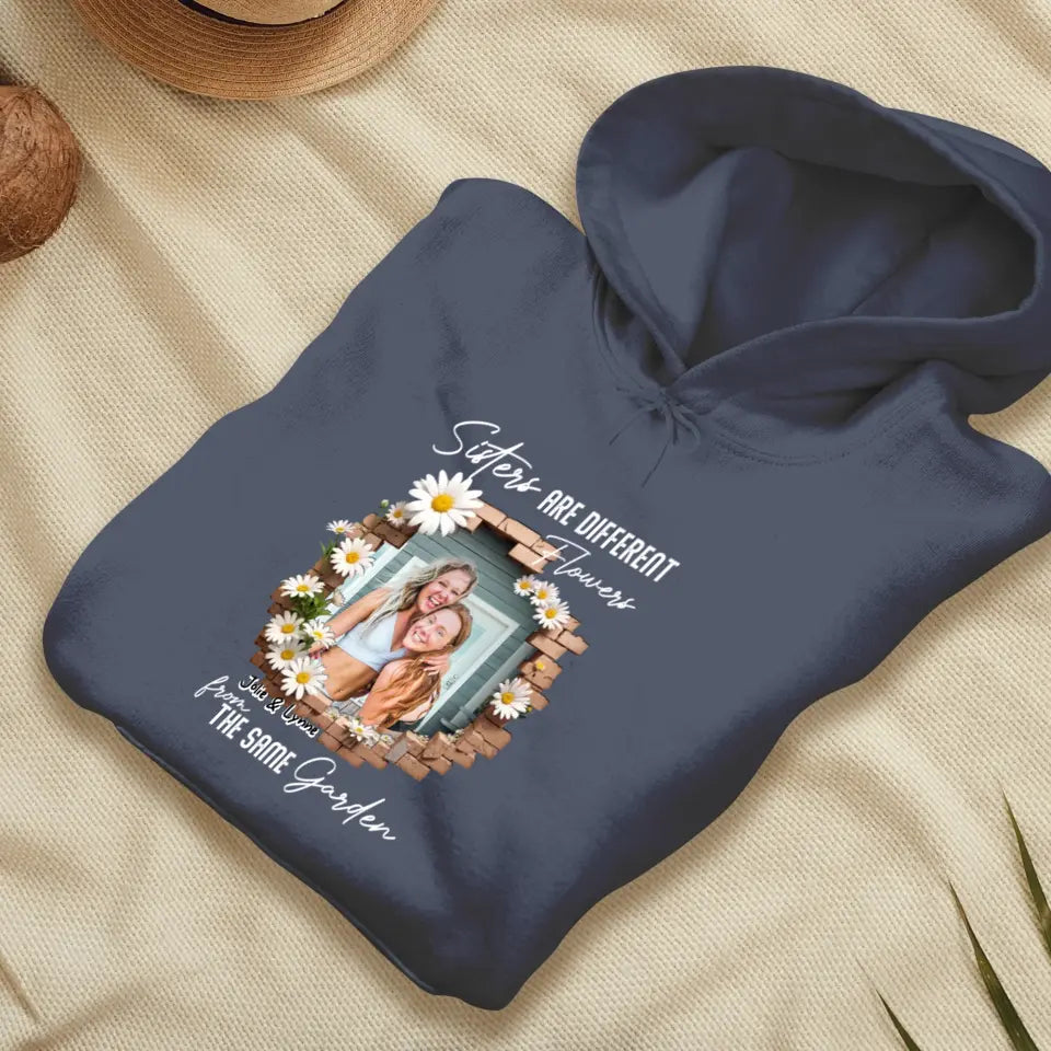 From The Same Garden - Custom Photo - Personalized Gifts For Bestie - T-Shirt