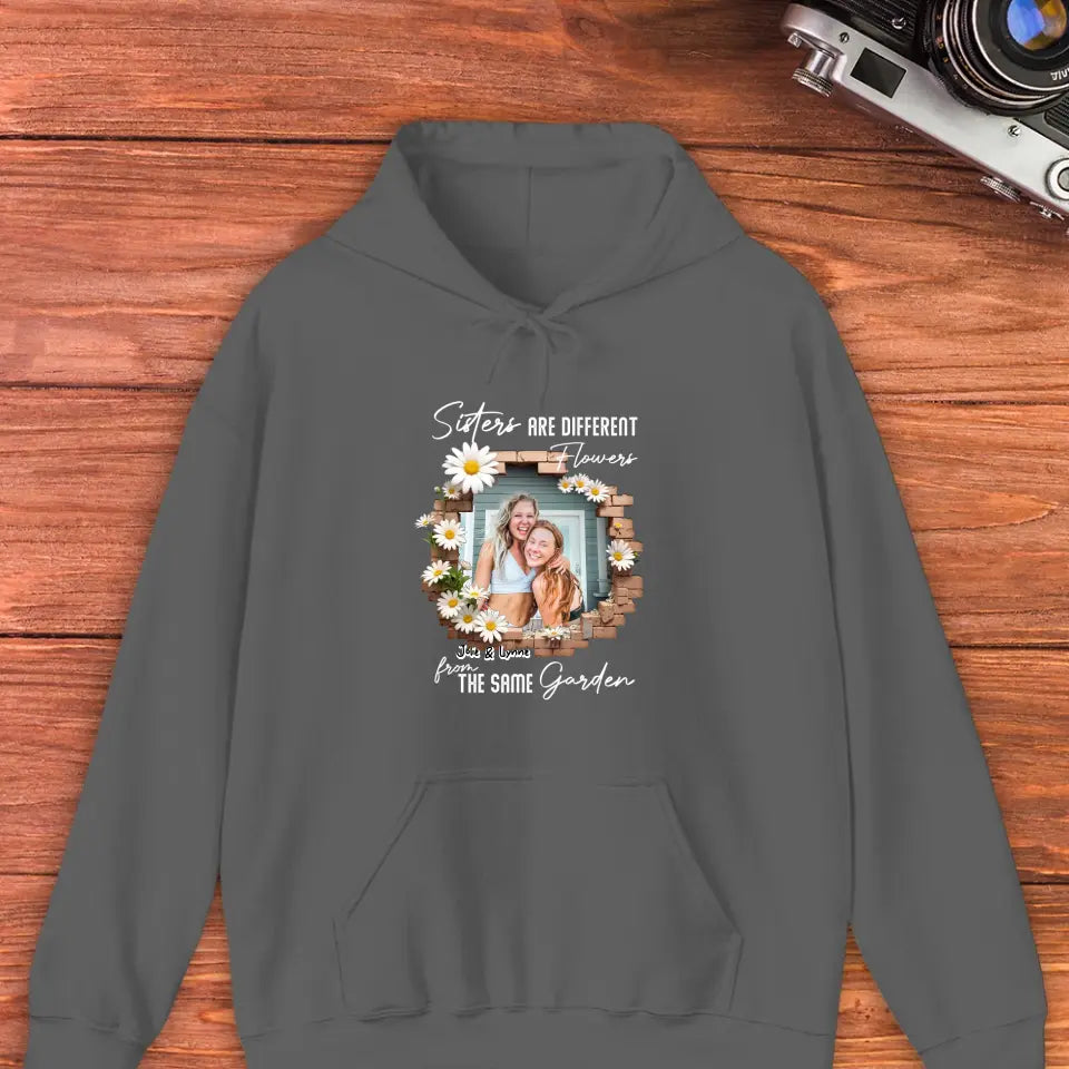 From The Same Garden - Custom Photo - Personalized Gifts For Bestie - T-Shirt