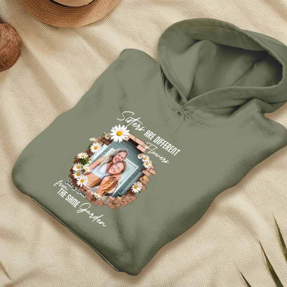 From The Same Garden - Custom Photo - Personalized Gifts For Bestie - T-Shirt