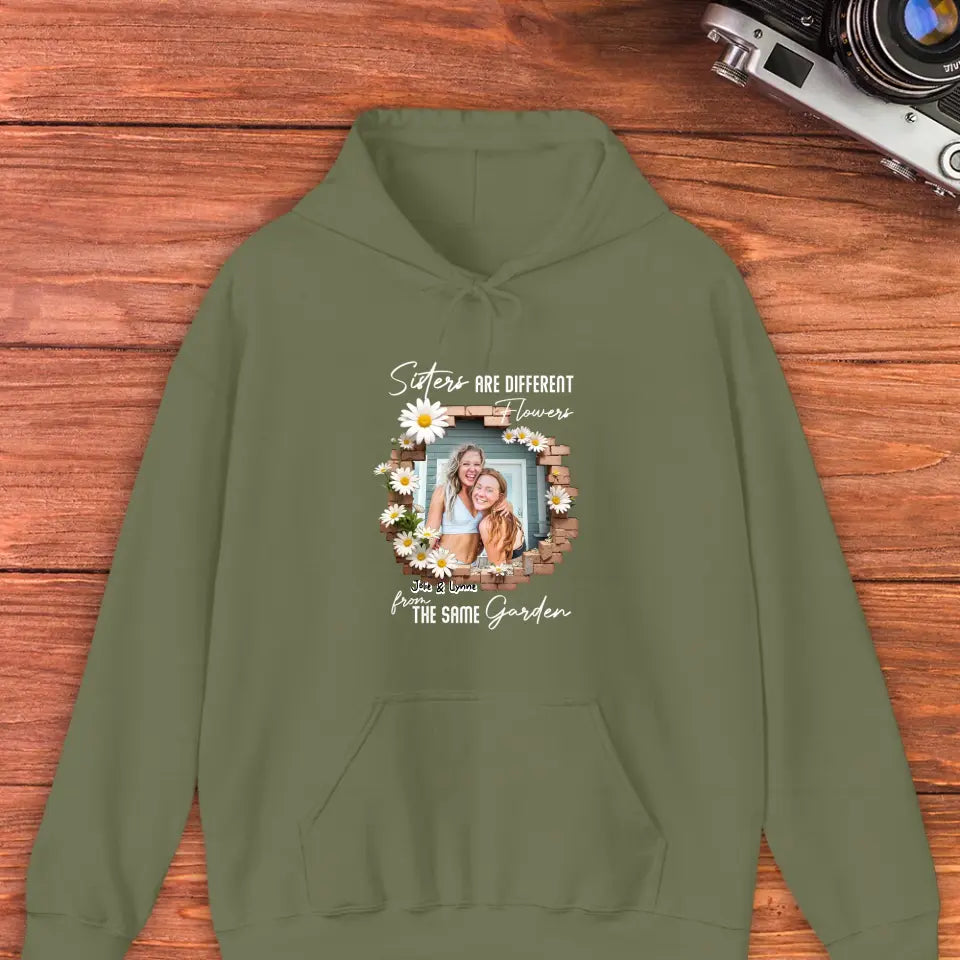 From The Same Garden - Custom Photo - Personalized Gifts For Bestie - T-Shirt