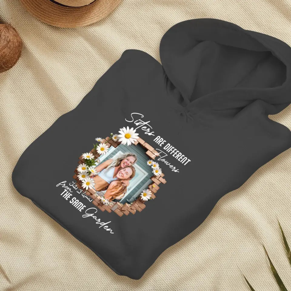 From The Same Garden - Custom Photo - Personalized Gifts For Bestie - T-Shirt