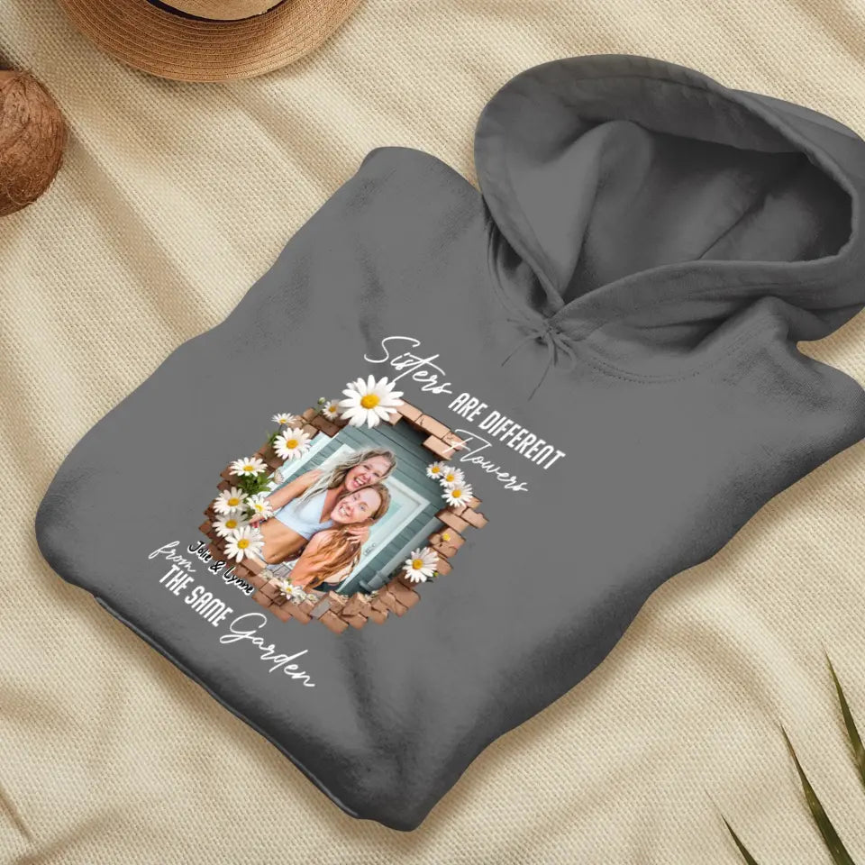 From The Same Garden - Custom Photo - Personalized Gifts For Bestie - T-Shirt