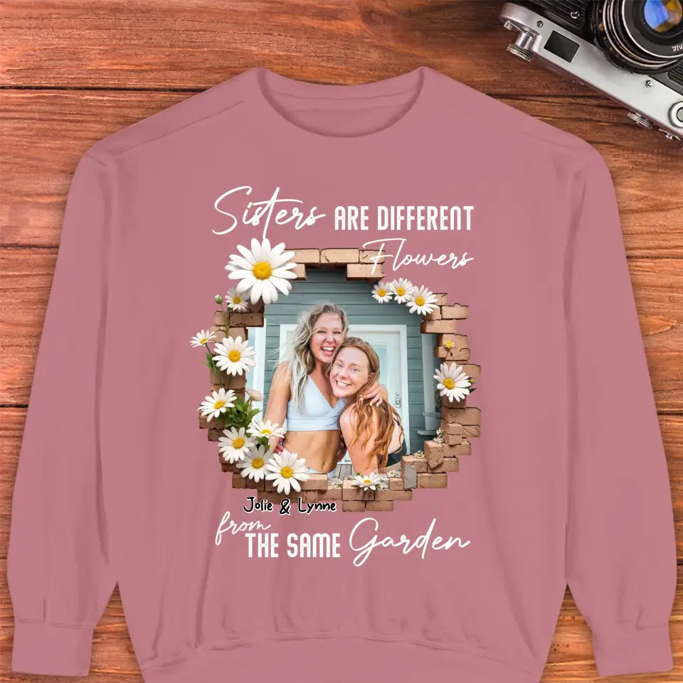 From The Same Garden - Custom Photo - Personalized Gifts For Bestie - T-Shirt