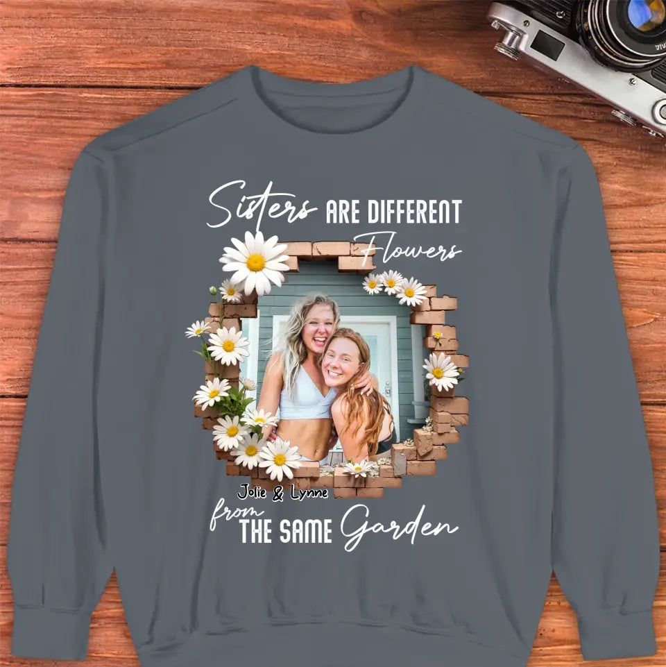 From The Same Garden - Custom Photo - Personalized Gifts For Bestie - T-Shirt