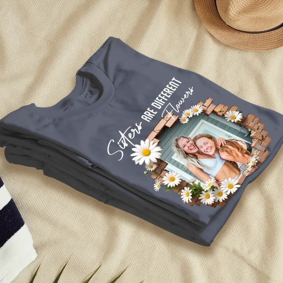 From The Same Garden - Custom Photo - Personalized Gifts For Bestie - T-Shirt