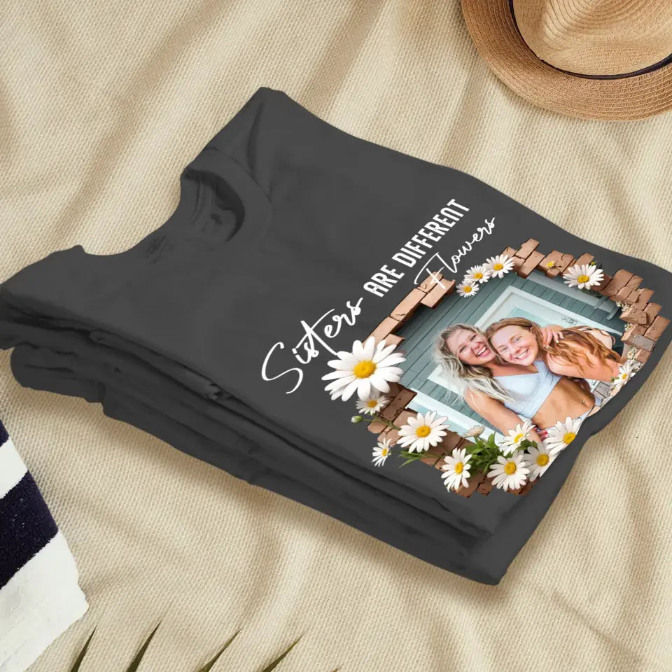 From The Same Garden - Custom Photo - Personalized Gifts For Bestie - T-Shirt