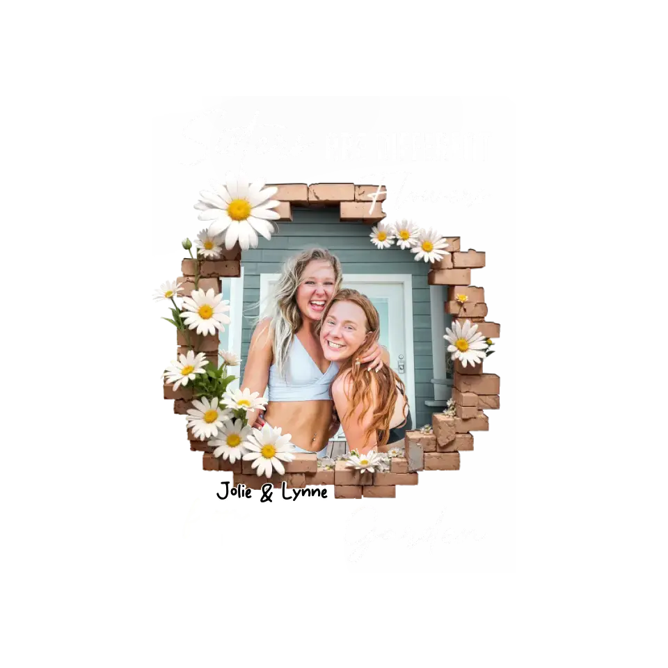 From The Same Garden - Custom Photo - Personalized Gifts For Bestie - Sweater