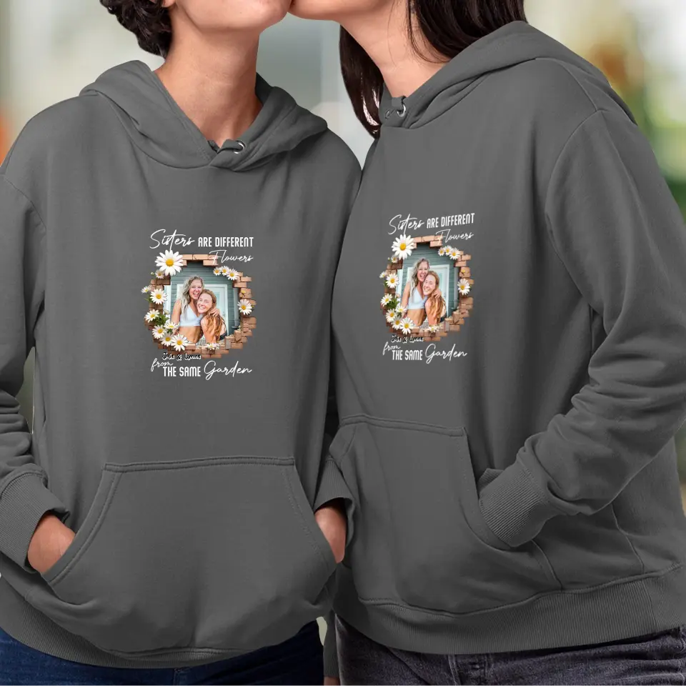 From The Same Garden - Custom Photo - Personalized Gifts For Bestie - Sweater