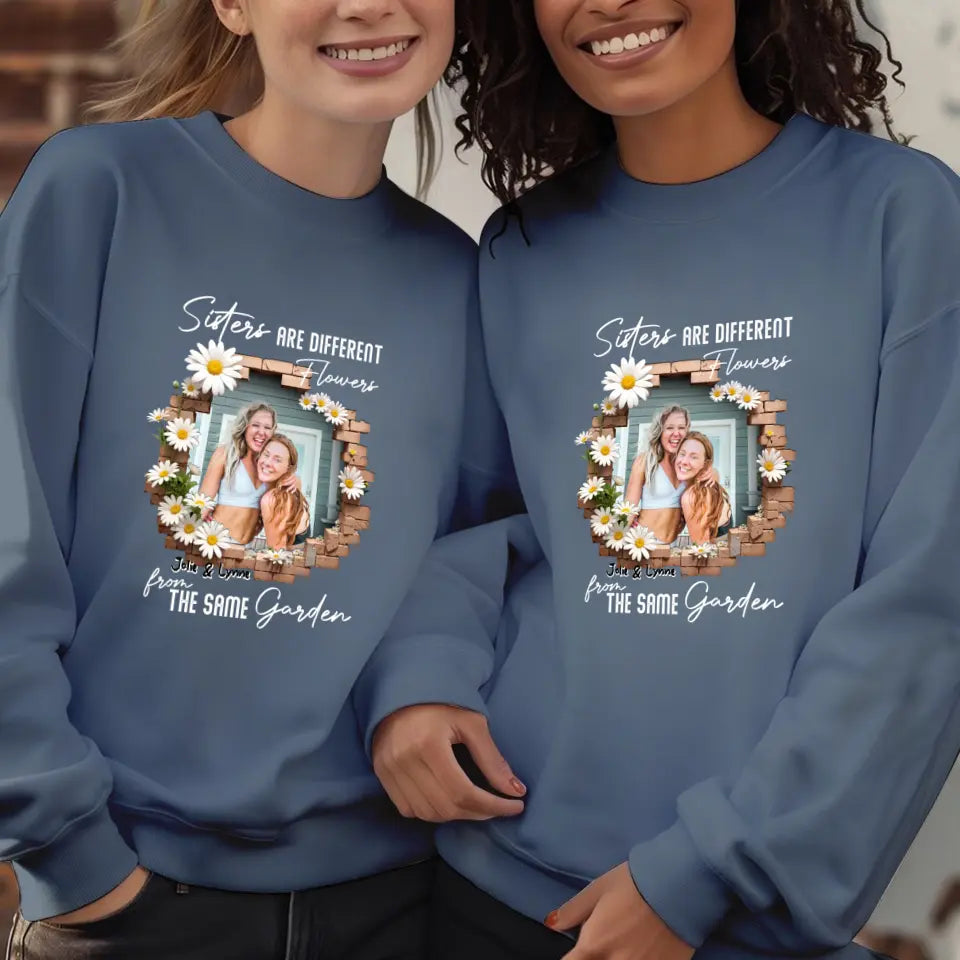 From The Same Garden - Custom Photo - Personalized Gifts For Bestie - Hoodie