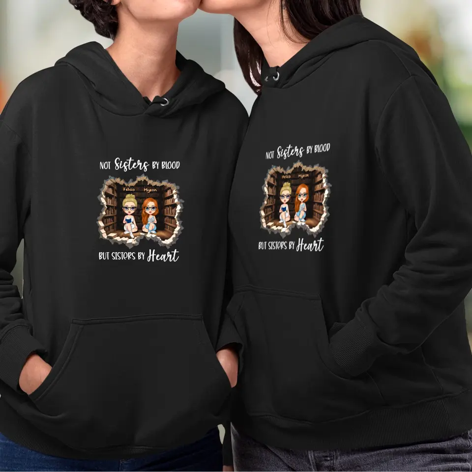 Sisters By Heart - Custom Name - Personalized Gifts For Bestie - Sweater