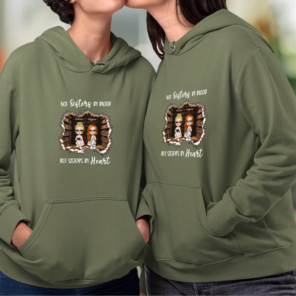 Sisters By Heart - Custom Name - Personalized Gifts For Bestie - Sweater