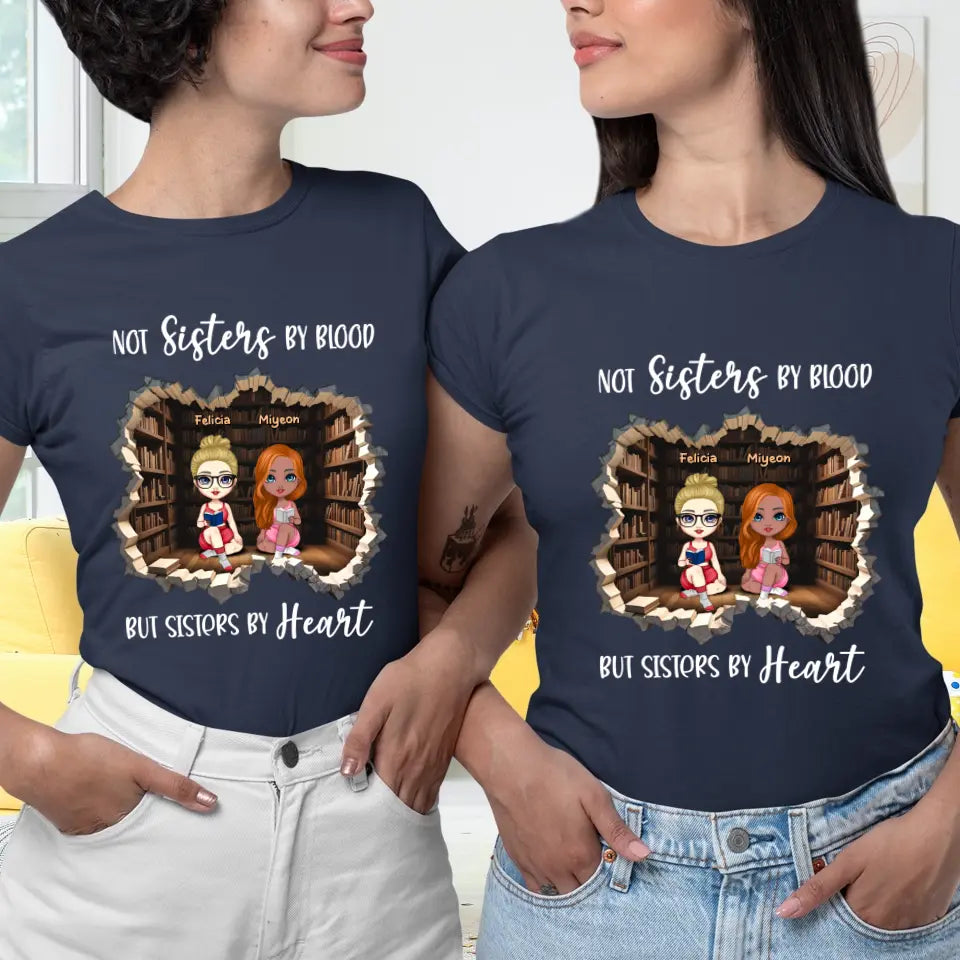 Sisters By Heart - Custom Name - Personalized Gifts For Bestie - Sweater