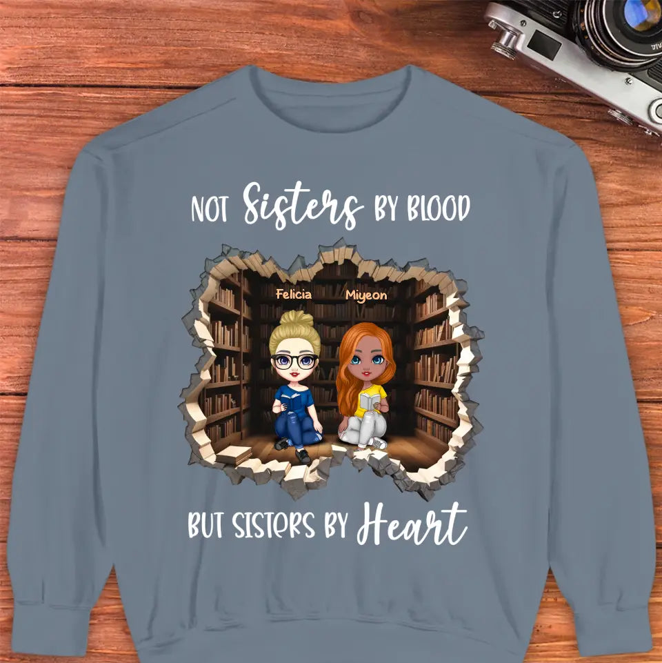 Sisters By Heart - Custom Name - Personalized Gifts For Bestie - Sweater