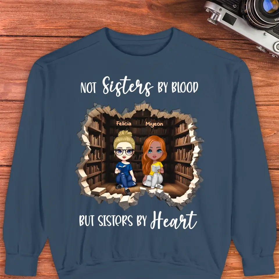 Sisters By Heart - Custom Name - Personalized Gifts For Bestie - Sweater