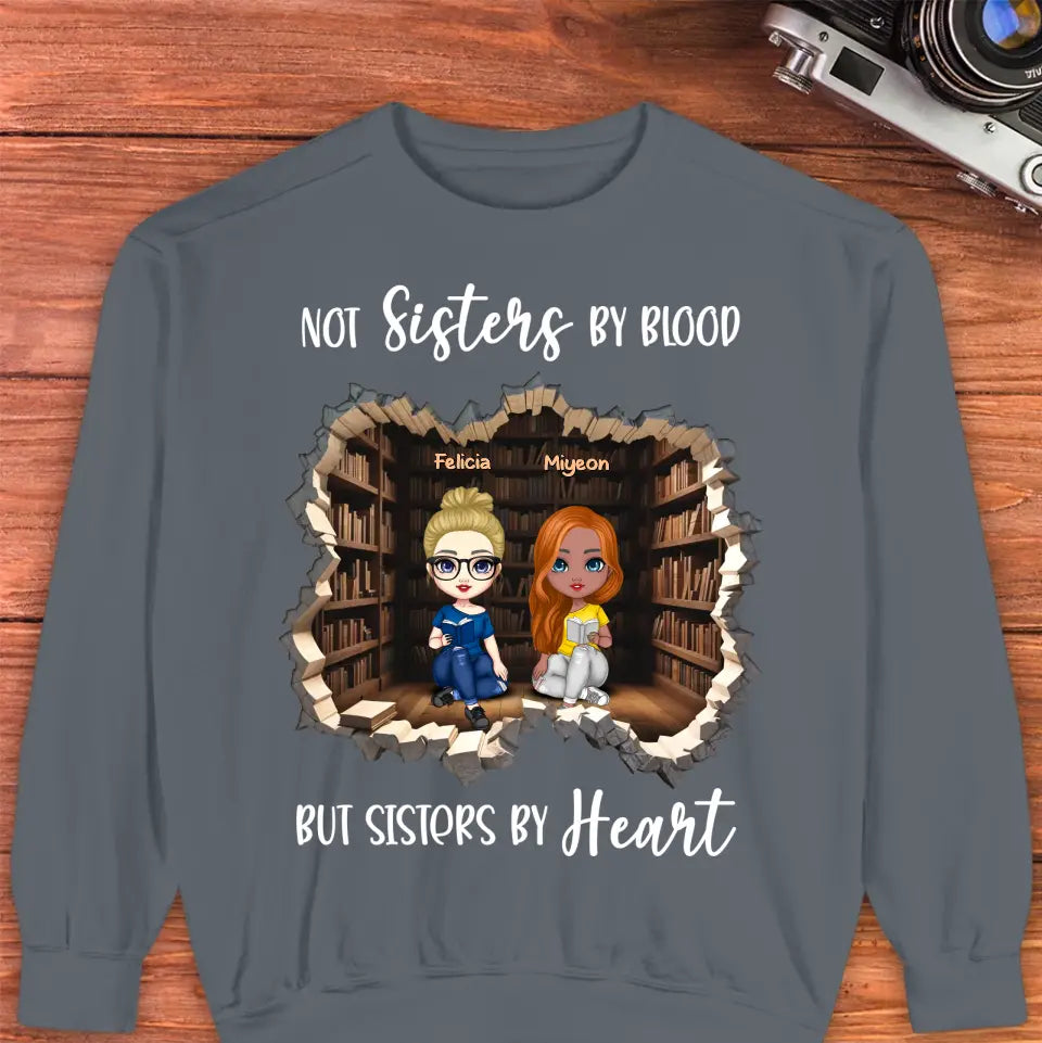 Sisters By Heart - Custom Name - Personalized Gifts For Bestie - Sweater