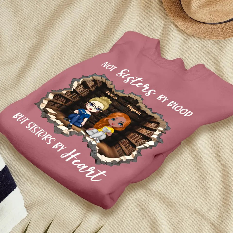 Sisters By Heart - Custom Name - Personalized Gifts For Bestie - Sweater