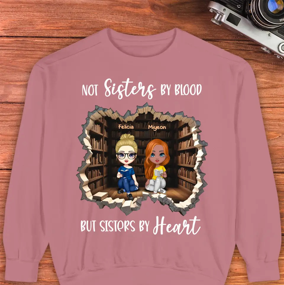 Sisters By Heart - Custom Name - Personalized Gifts For Bestie - Sweater