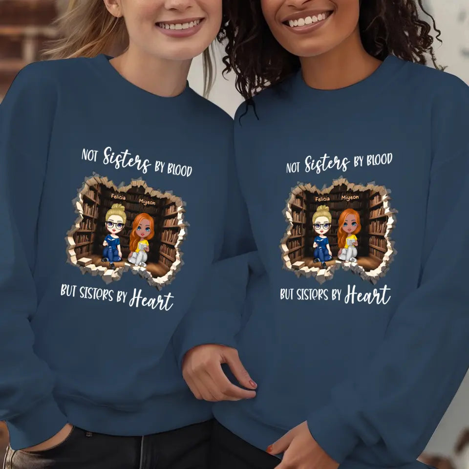 Sisters By Heart - Custom Name - Personalized Gifts For Bestie - Sweater