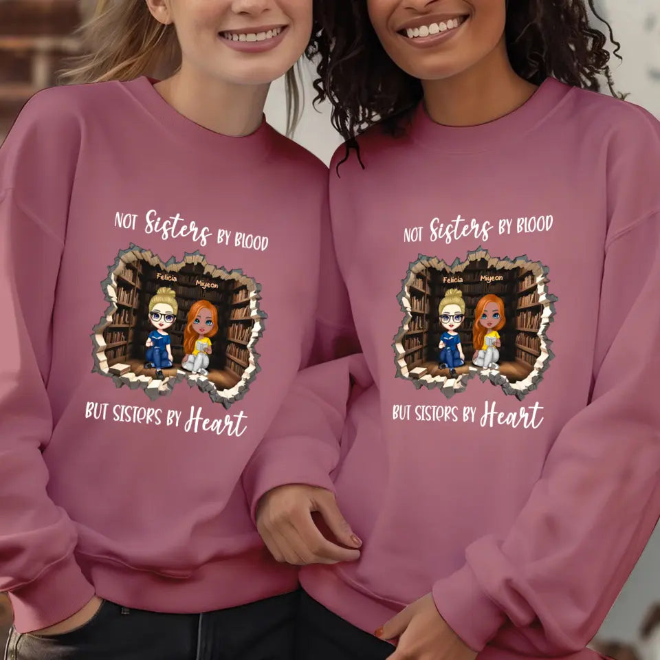 Sisters By Heart - Custom Name - Personalized Gifts For Bestie - Sweater