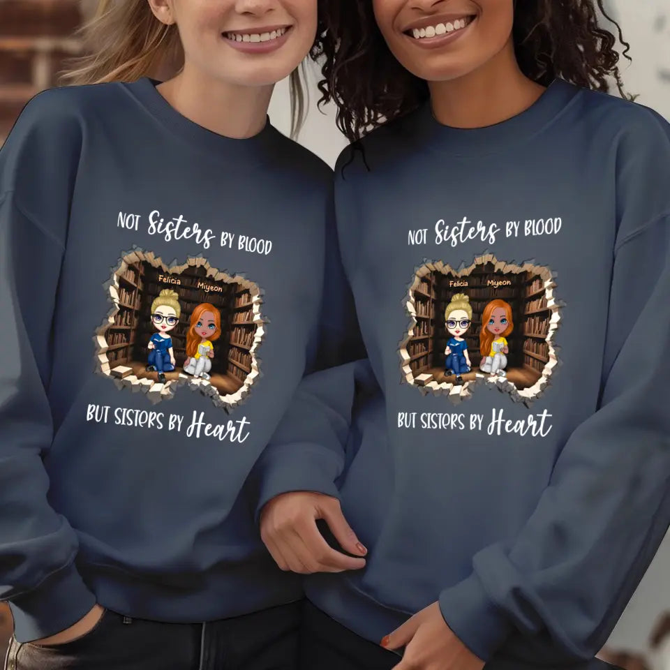 Sisters By Heart - Custom Name - Personalized Gifts For Bestie - Sweater