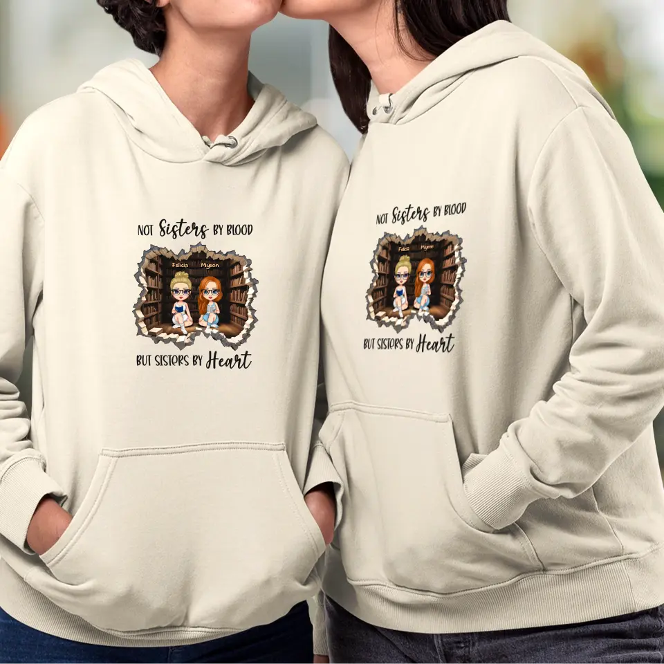 Not Sisters By Blood - Custom Name - Personalized Gifts For  Bestie - Sweater