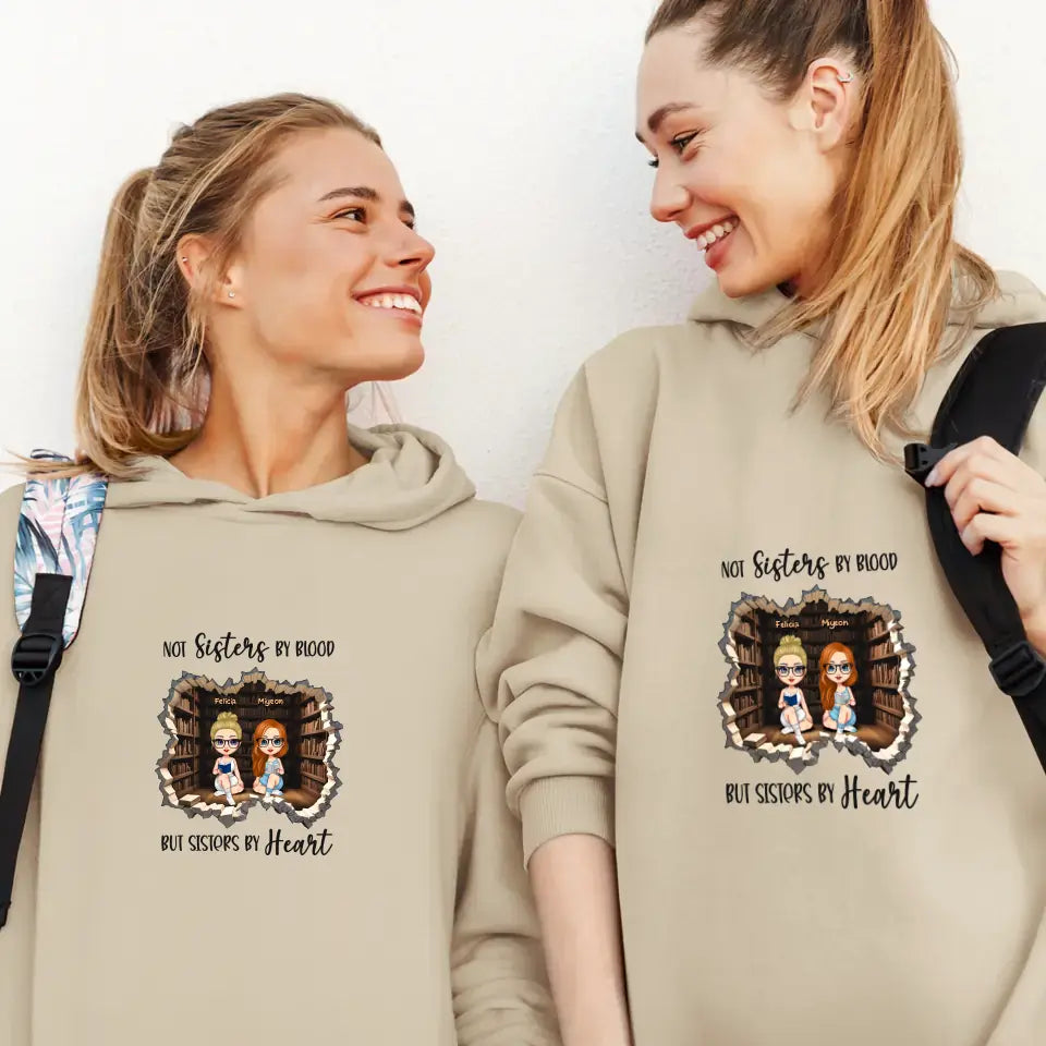 Not Sisters By Blood - Custom Name - Personalized Gifts For  Bestie - Sweater