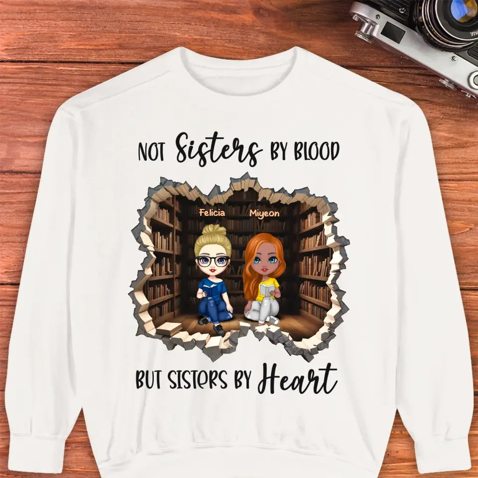 Not Sisters By Blood - Custom Name - Personalized Gifts For  Bestie - Sweater