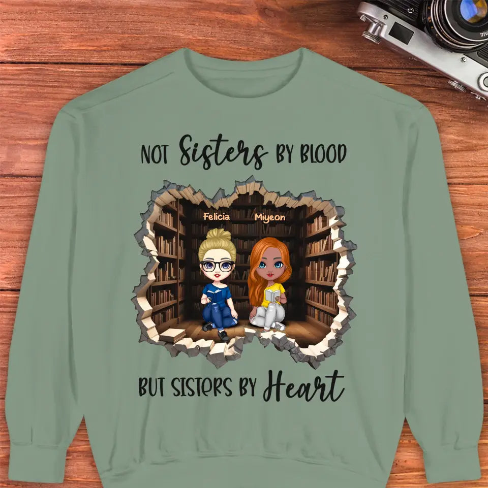 Not Sisters By Blood - Custom Name - Personalized Gifts For  Bestie - Sweater