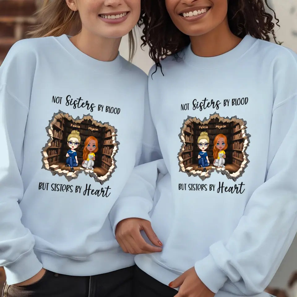 Not Sisters By Blood - Custom Name - Personalized Gifts For  Bestie - Sweater