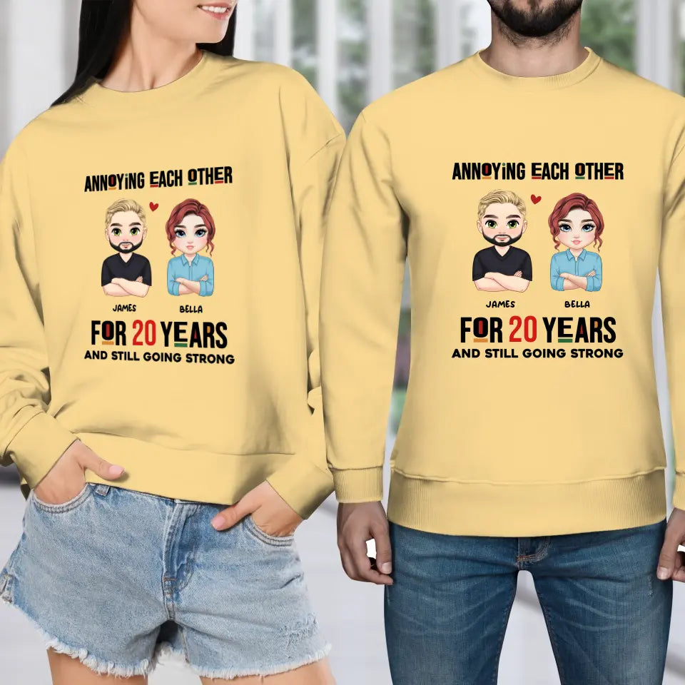Annoying Each Other - Personalized Gifts for Couples - Unisex Sweater