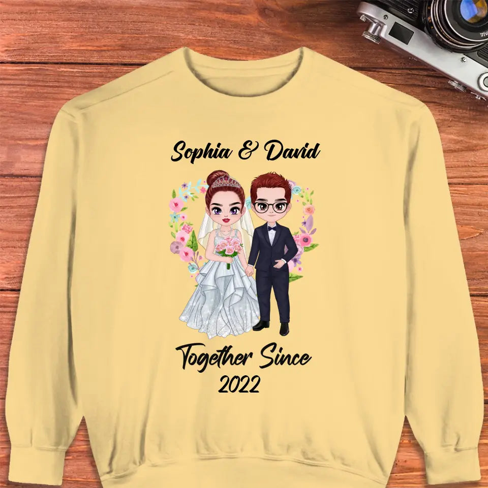 Together Since - Custom Anniversary - Personalized Gifts for Couples - Unisex Sweater