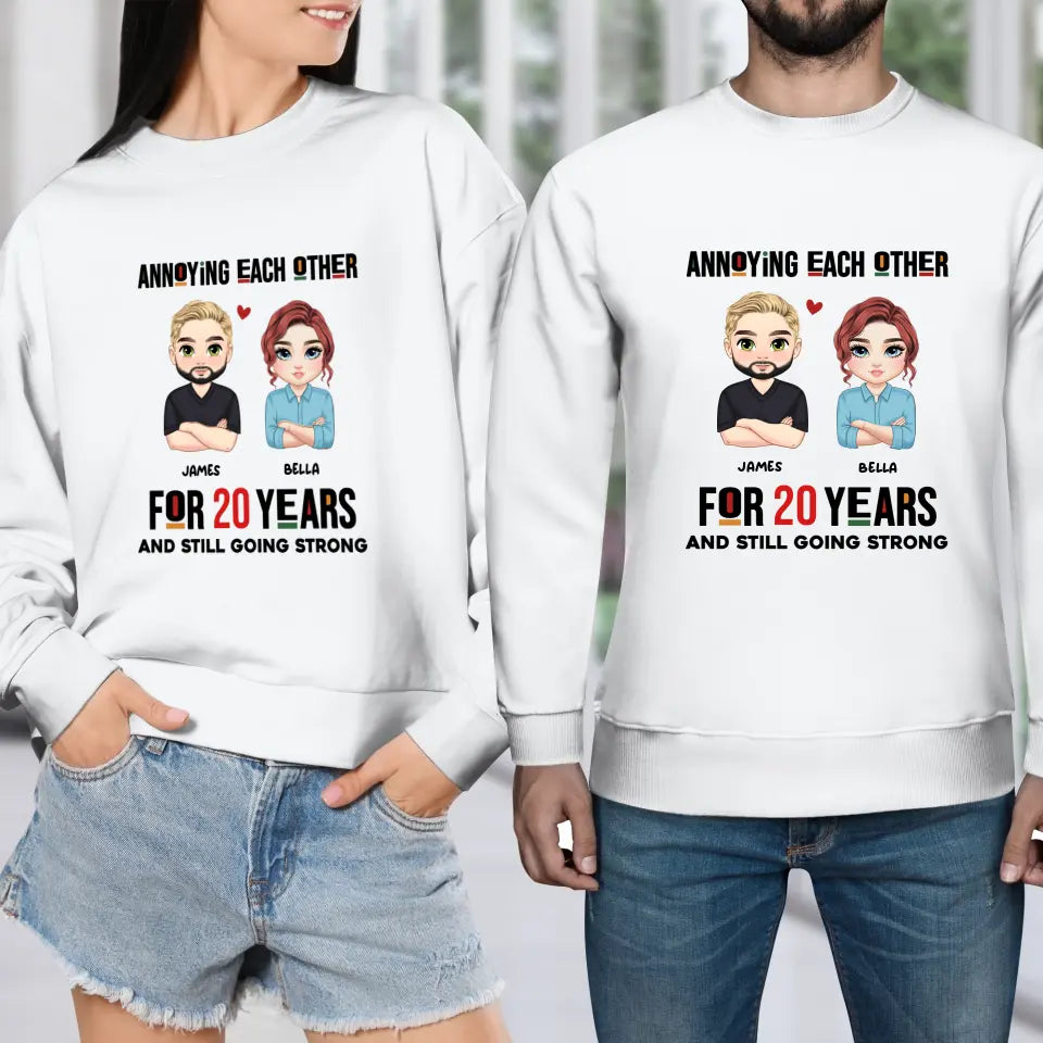 Annoying Each Other - Personalized Gifts for Couples - Unisex Sweater