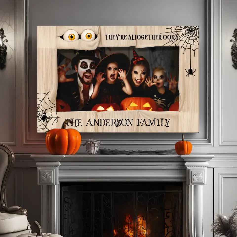 Altogether Ooky - Custom Photo - Personalized Gifts For Family - Canvas Gallery Wraps