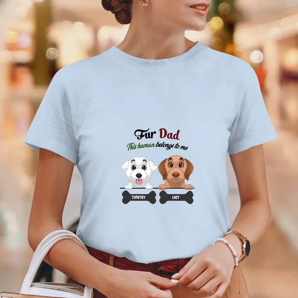 Fur Dad  - Personalized Family T-Shirt