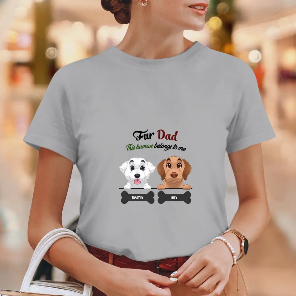 Fur Dad  - Personalized Family T-Shirt