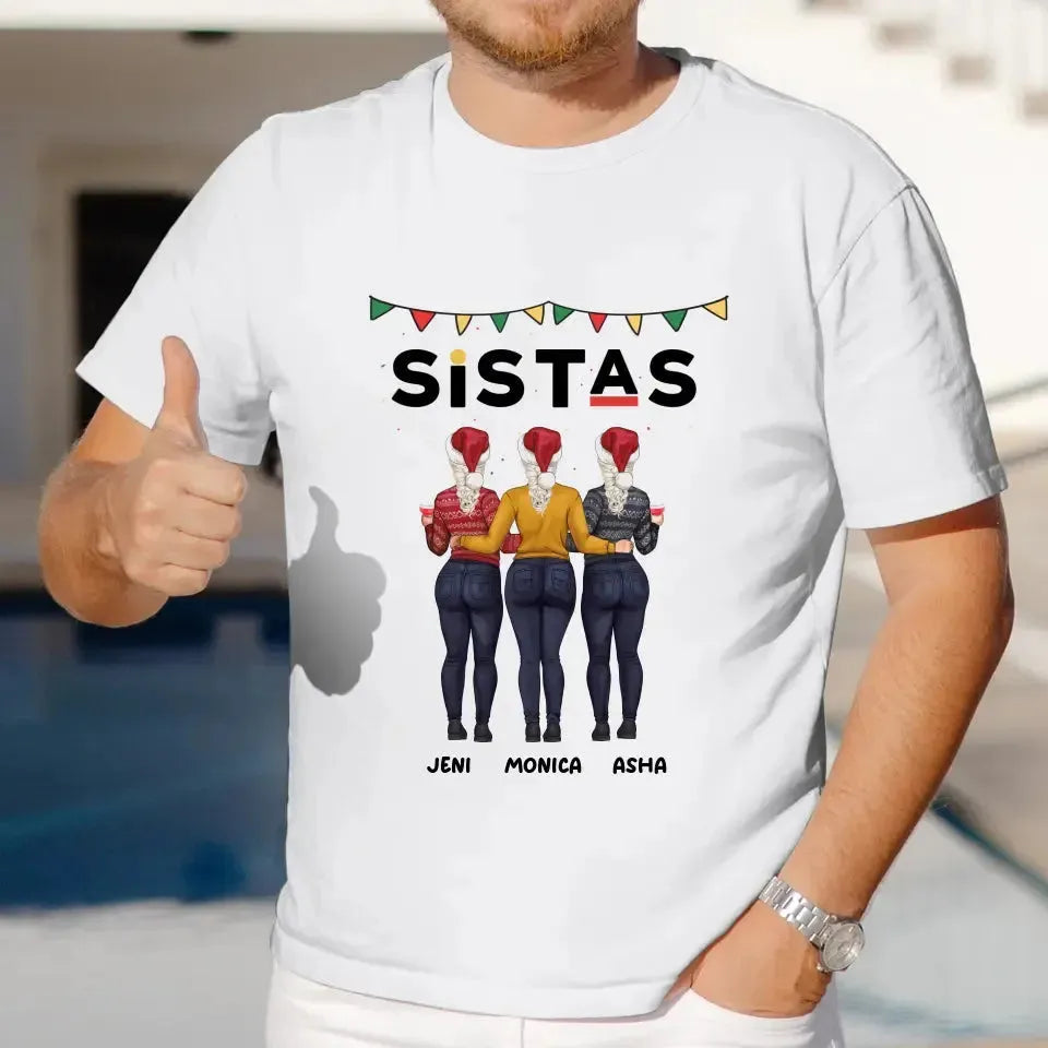 Sistas - Custom Quote - Personalized Gifts For Besties - Hoodie