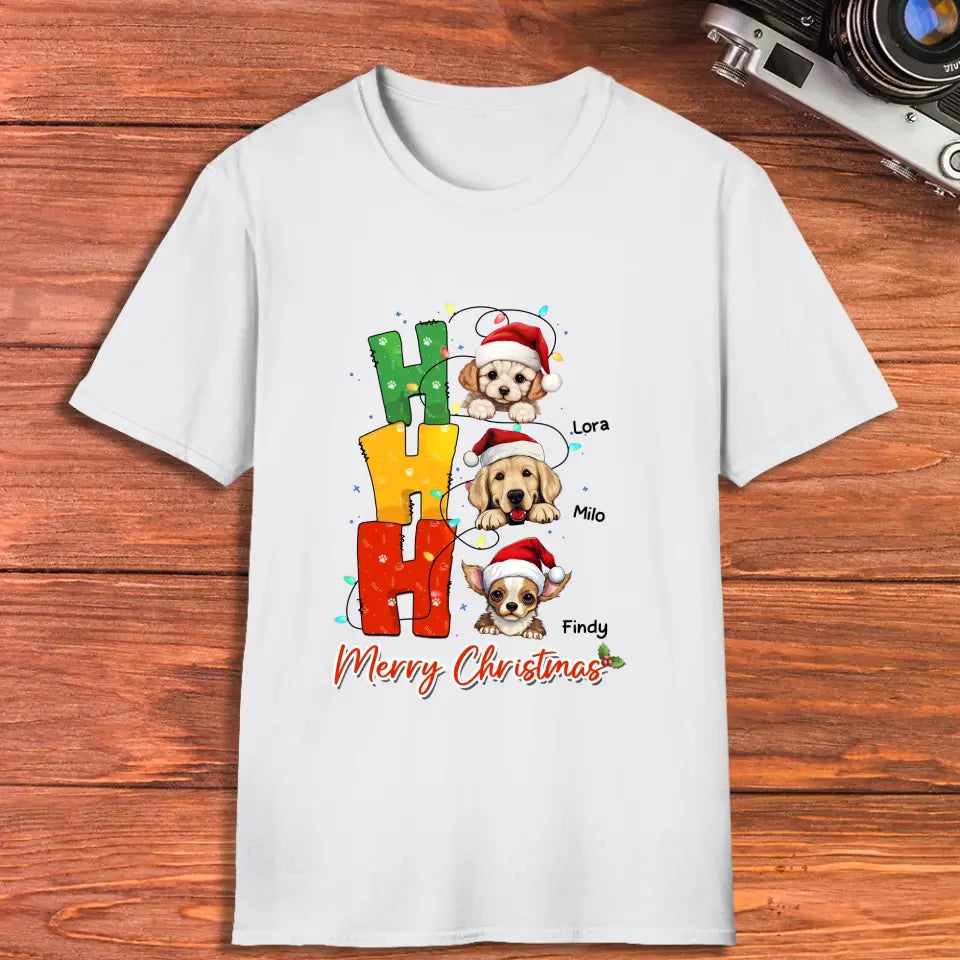 Ho Ho Ho Merry Christmas - Custom Name - Personalized Gifts for Dog Lovers - Sweater