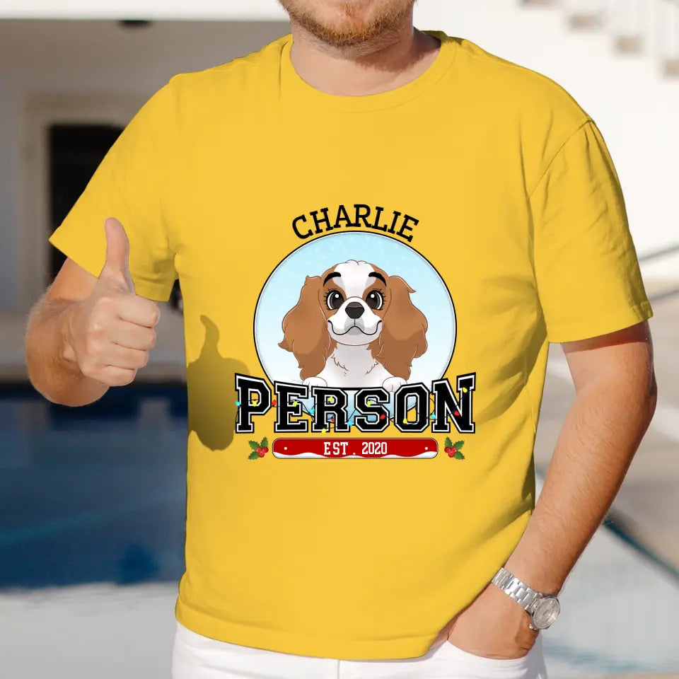 Dog Person - Custom Name - Personalized Gifts for Dog Lovers - Unisex Sweater