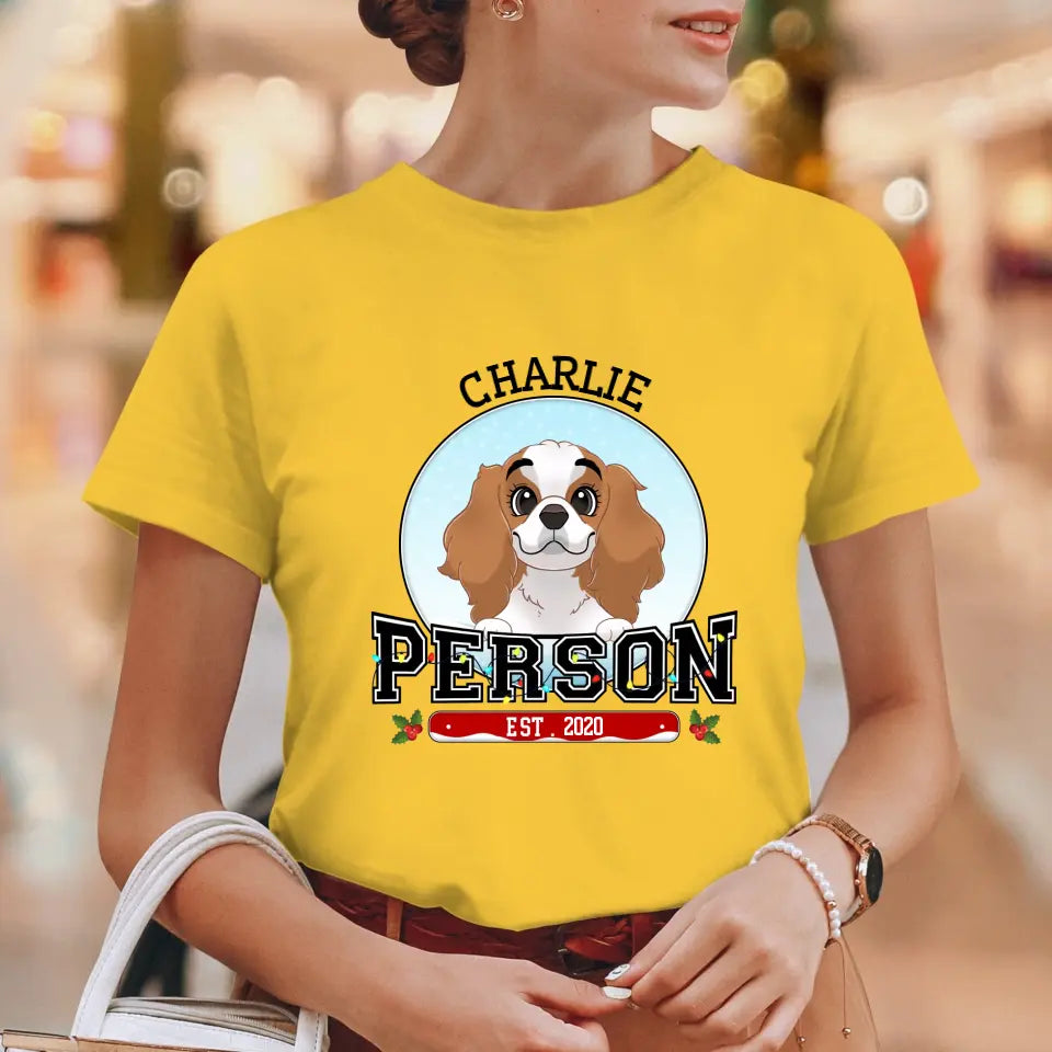 Dog Person - Custom Name - Personalized Gifts for Dog Lovers - Unisex Sweater