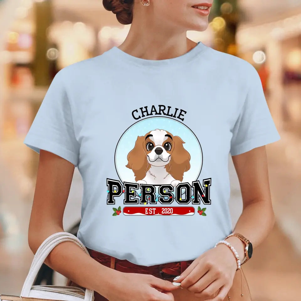 Dog Person - Custom Name - Personalized Gifts for Dog Lovers - Unisex Sweater